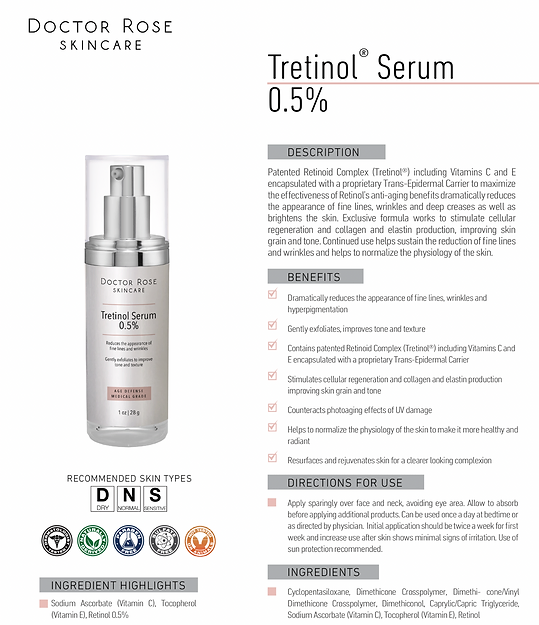 Tretinol Serum (.5%) | Clear Eyes + Aesthetics in Cincinnati, OH