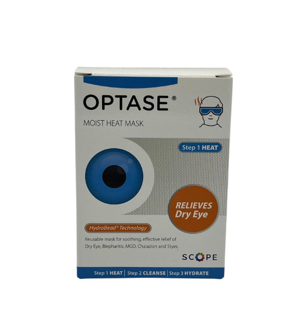 Moist Heat mask Eyecare product by Optase | Clear Eyes + Aesthetics in Cincinnati, OH